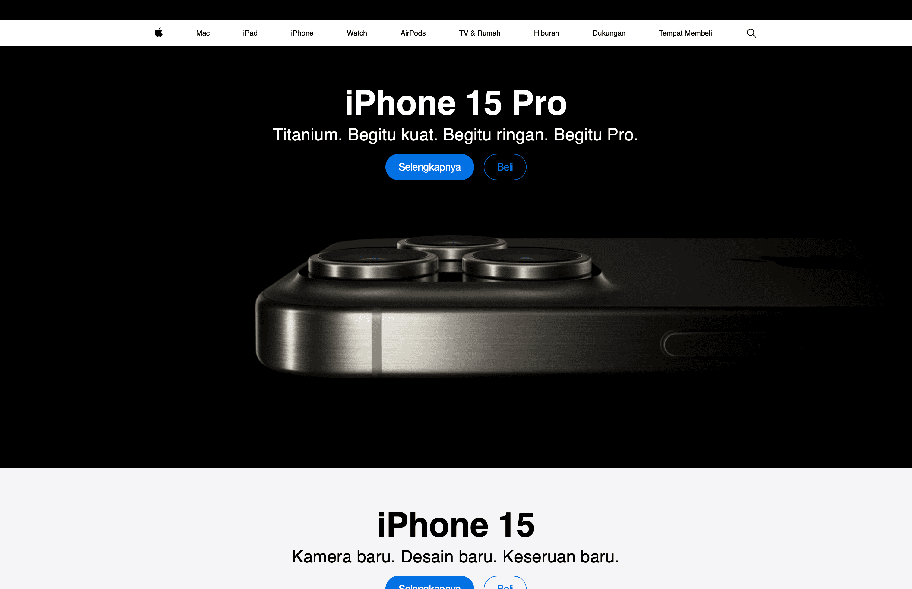 Apple.com Clone Preview 1