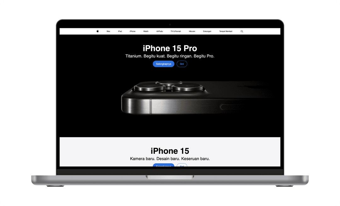 Apple.com Clone Cover