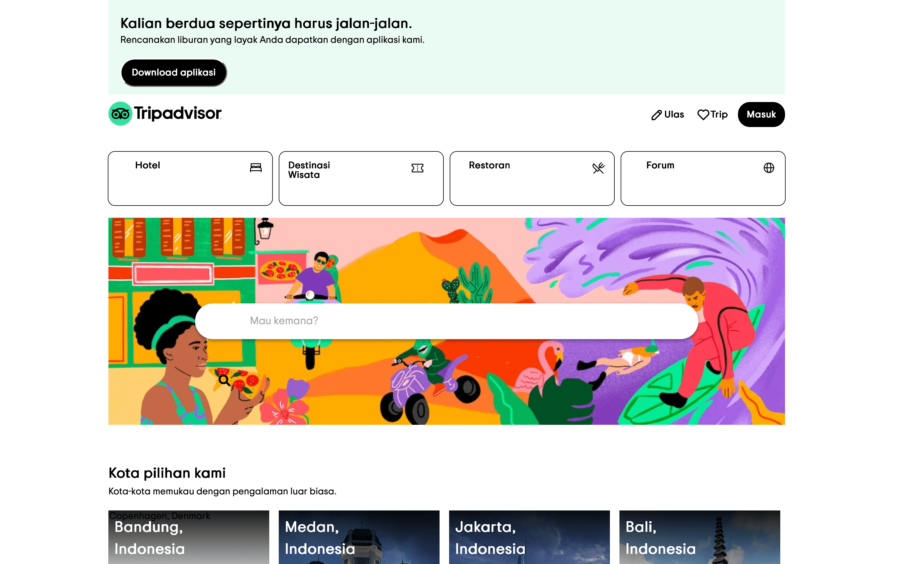 Trip Advisor Clone Preview 1
